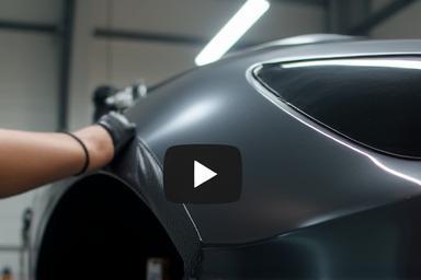 Video thumbnail: car wrap installation in progress