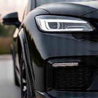 Close-up of Chrome Delete Trim Overlay Kit
